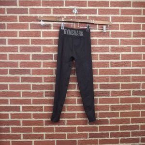 Gymshark Womens Tight Pants X-Small XS Black Compression Yoga Workout Gym Active